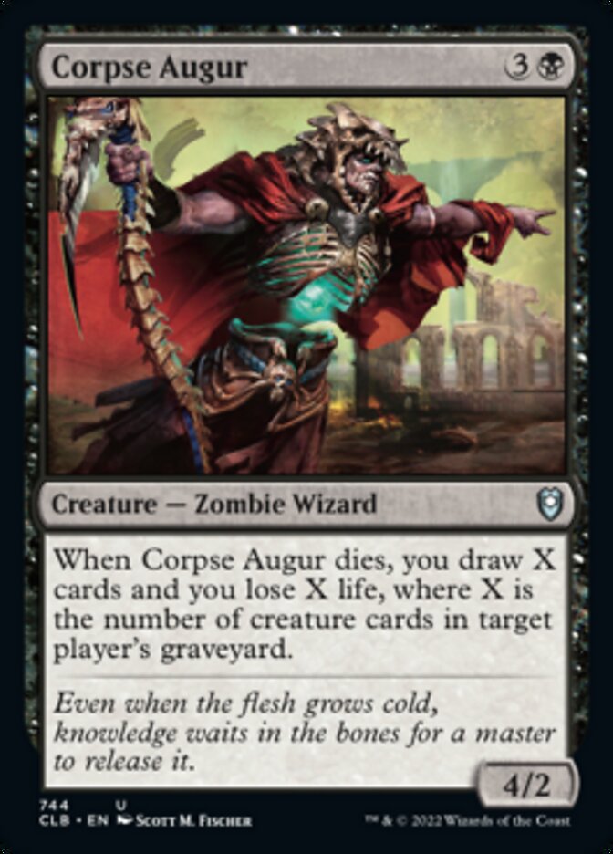 Corpse Augur [Commander Legends: Battle for Baldur's Gate] | Jomio and Rueliete's Cards and Comics