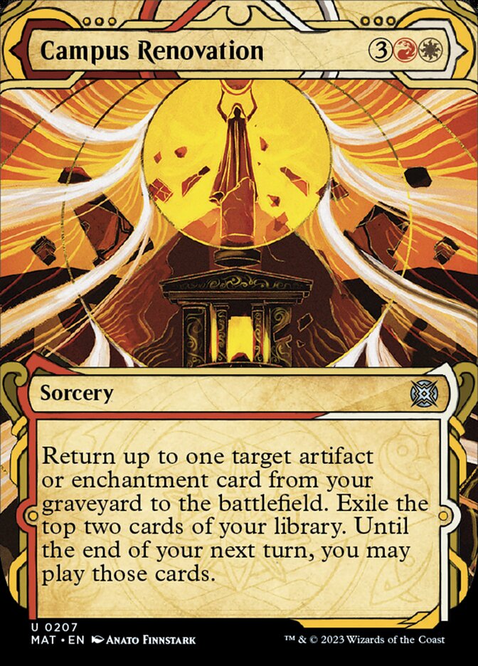 Campus Renovation (Showcase Halo Foil) [March of the Machine: The Aftermath] | Jomio and Rueliete's Cards and Comics