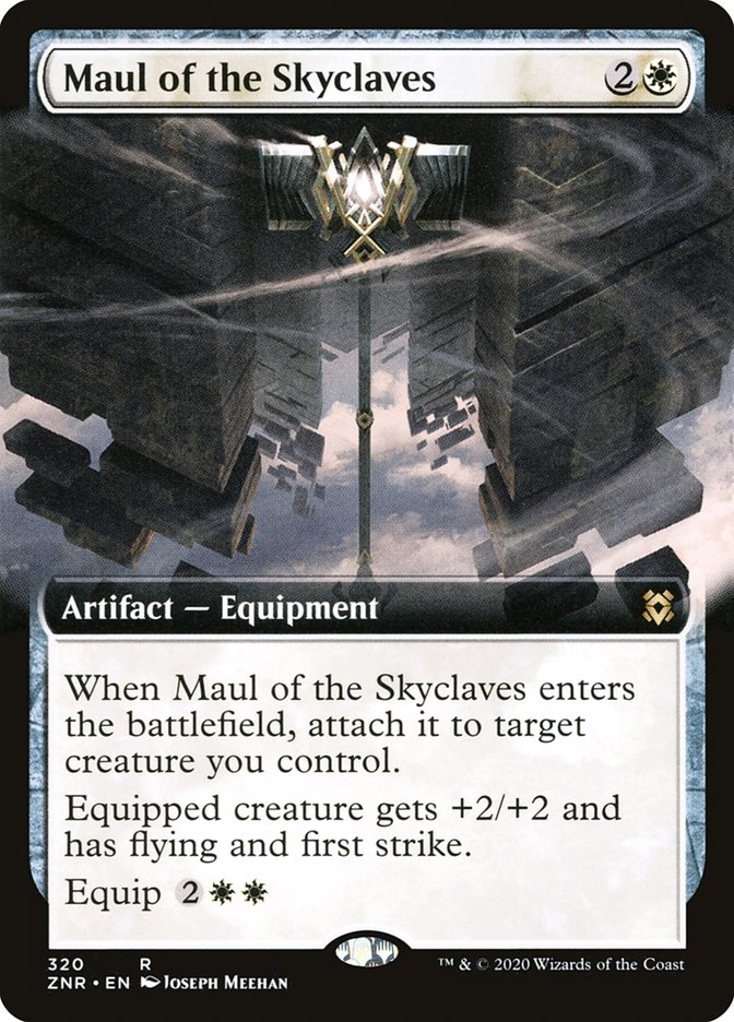 Maul of the Skyclaves (Extended Art) [Zendikar Rising] | Jomio and Rueliete's Cards and Comics