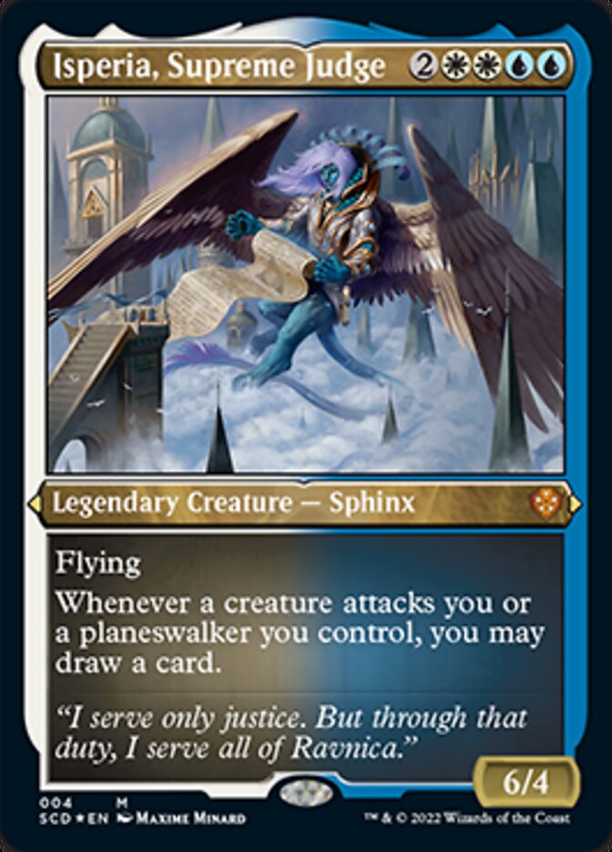 Isperia, Supreme Judge (Foil Etched) [Starter Commander Decks] | Jomio and Rueliete's Cards and Comics