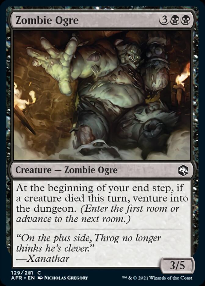 Zombie Ogre [Dungeons & Dragons: Adventures in the Forgotten Realms] | Jomio and Rueliete's Cards and Comics