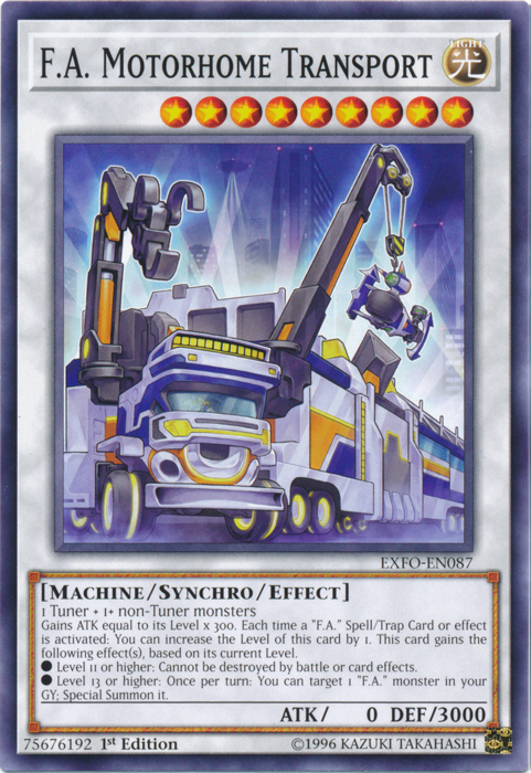 F.A. Motorhome Transport [EXFO-EN087] Common | Jomio and Rueliete's Cards and Comics