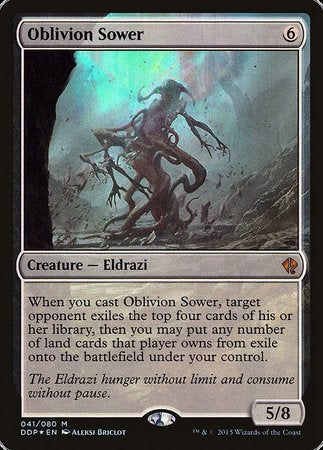 Oblivion Sower [Duel Decks: Zendikar vs. Eldrazi] | Jomio and Rueliete's Cards and Comics