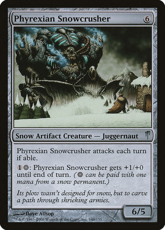 Phyrexian Snowcrusher [Coldsnap] | Jomio and Rueliete's Cards and Comics