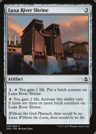 Luxa River Shrine [Amonkhet] | Jomio and Rueliete's Cards and Comics