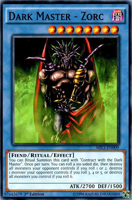 Dark Master - Zorc [MIL1-EN009] Common | Jomio and Rueliete's Cards and Comics