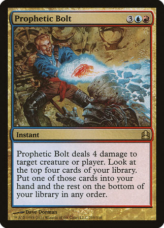 Prophetic Bolt [Commander 2011] | Jomio and Rueliete's Cards and Comics