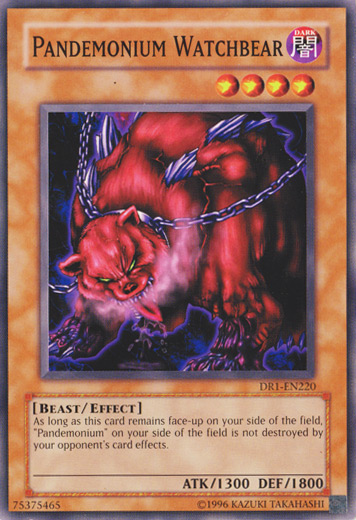 Pandemonium Watchbear [DR1-EN220] Common | Jomio and Rueliete's Cards and Comics