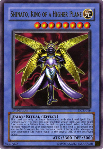 Shinato, King of a Higher Plane [DCR-016] Ultra Rare | Jomio and Rueliete's Cards and Comics
