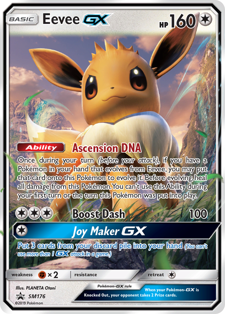 Eevee GX (SM176) (Jumbo Card) [Sun & Moon: Black Star Promos] | Jomio and Rueliete's Cards and Comics