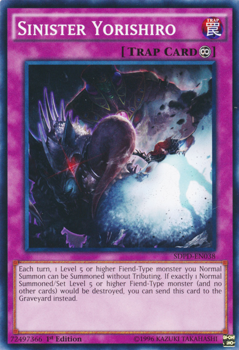 Sinister Yorishiro [SDPD-EN038] Common | Jomio and Rueliete's Cards and Comics