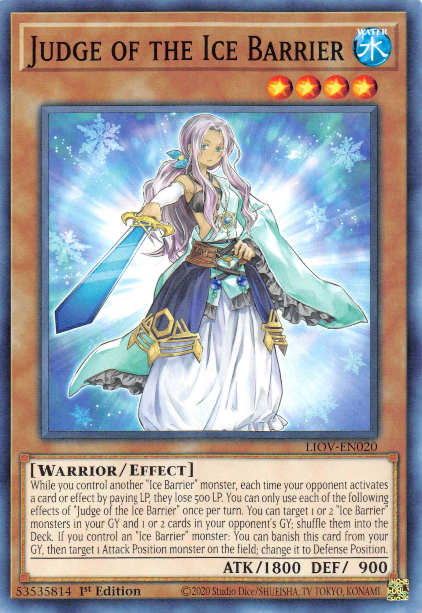 Judge of the Ice Barrier [LIOV-EN020] Common | Jomio and Rueliete's Cards and Comics