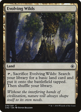 Evolving Wilds [Conspiracy: Take the Crown] | Jomio and Rueliete's Cards and Comics