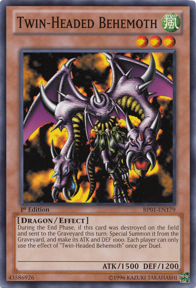 Twin-Headed Behemoth [BP01-EN179] Common | Jomio and Rueliete's Cards and Comics