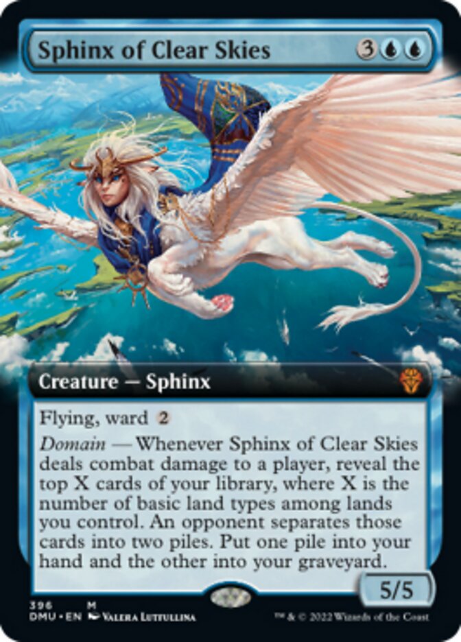 Sphinx of Clear Skies (Extended Art) [Dominaria United] | Jomio and Rueliete's Cards and Comics