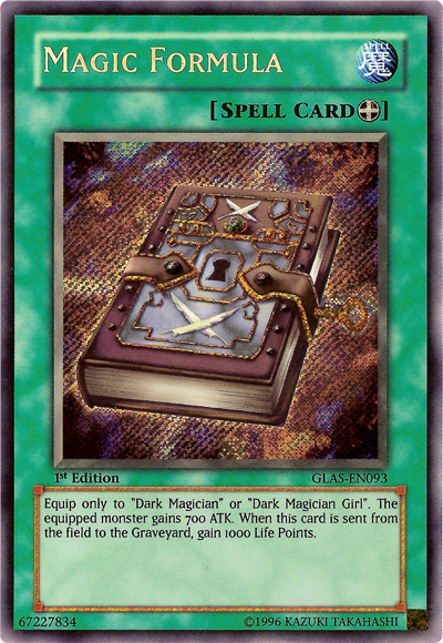 Magic Formula [GLAS-EN093] Secret Rare | Jomio and Rueliete's Cards and Comics