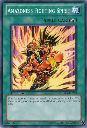 Amazoness Fighting Spirit [DREV-EN054] Common | Jomio and Rueliete's Cards and Comics