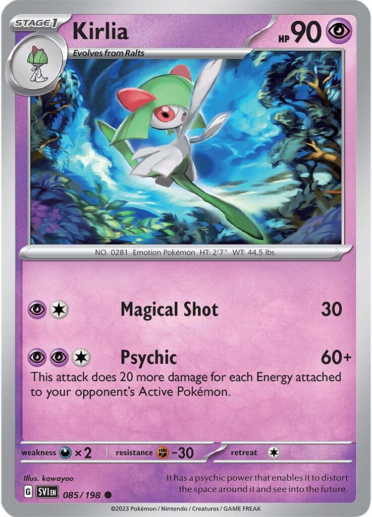 Kirlia (085/198) [Scarlet & Violet: Base Set] | Jomio and Rueliete's Cards and Comics