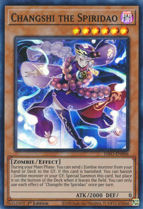 Changshi the Spiridao [DIFO-EN096] Super Rare | Jomio and Rueliete's Cards and Comics