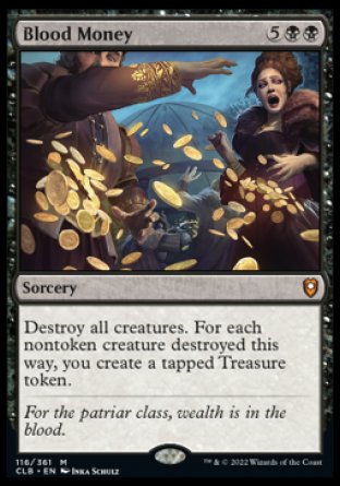 Blood Money [Commander Legends: Battle for Baldur's Gate] | Jomio and Rueliete's Cards and Comics