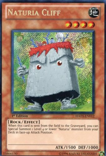 Naturia Cliff [HA03-EN012] Secret Rare | Jomio and Rueliete's Cards and Comics