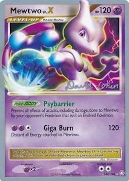 Mewtwo LV.X (144/146) (Stallgon - David Cohen) [World Championships 2009] | Jomio and Rueliete's Cards and Comics