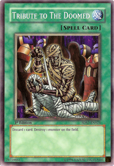 Tribute to the Doomed [5DS2-EN024] Common | Jomio and Rueliete's Cards and Comics