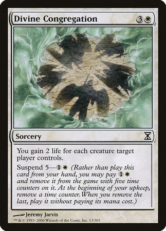 Divine Congregation [Time Spiral] | Jomio and Rueliete's Cards and Comics
