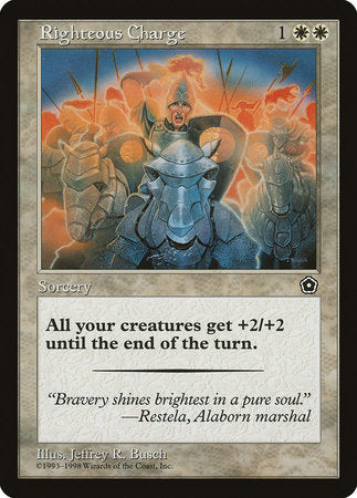 Righteous Charge [Portal Second Age] | Jomio and Rueliete's Cards and Comics
