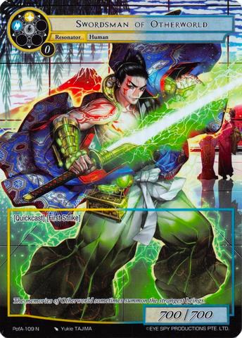Swordsman of Otherworld (Full Art) (PofA-109) [Alice Origin IV: Prologue of Attoractia] | Jomio and Rueliete's Cards and Comics
