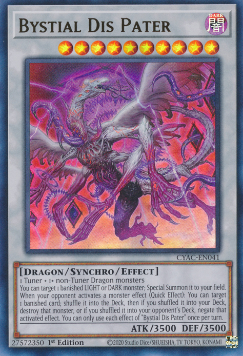 Bystial Dis Pater [CYAC-EN041] Ultra Rare | Jomio and Rueliete's Cards and Comics