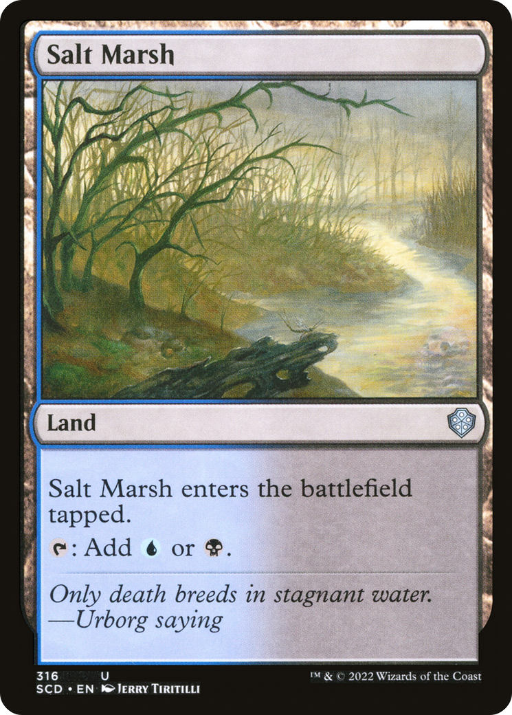 Salt Marsh [Starter Commander Decks] | Jomio and Rueliete's Cards and Comics