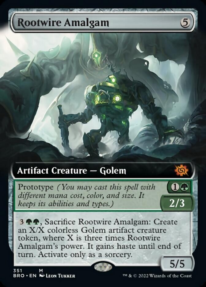 Rootwire Amalgam (Extended Art) [The Brothers' War] | Jomio and Rueliete's Cards and Comics