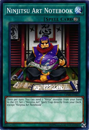 Ninjitsu Art Notebook [OP08-EN023] Common | Jomio and Rueliete's Cards and Comics