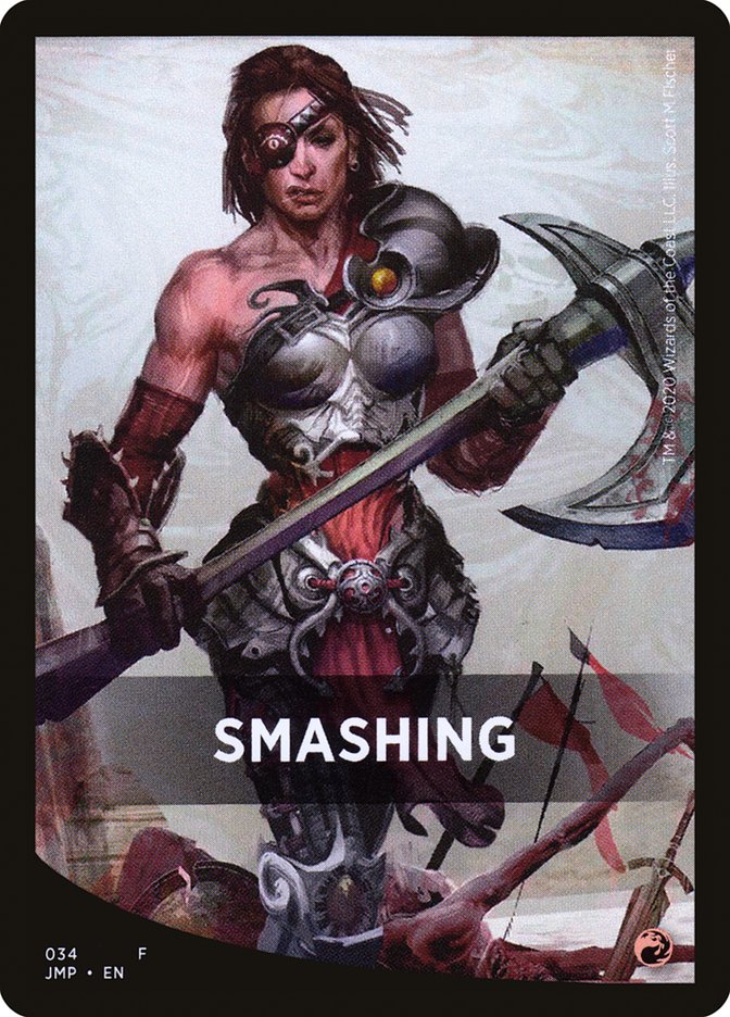 Smashing Theme Card [Jumpstart Front Cards] | Jomio and Rueliete's Cards and Comics