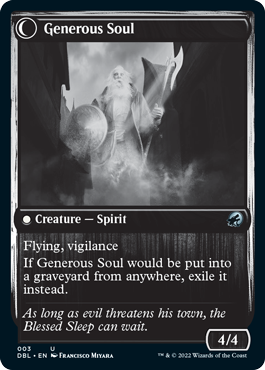 Beloved Beggar // Generous Soul [Innistrad: Double Feature] | Jomio and Rueliete's Cards and Comics