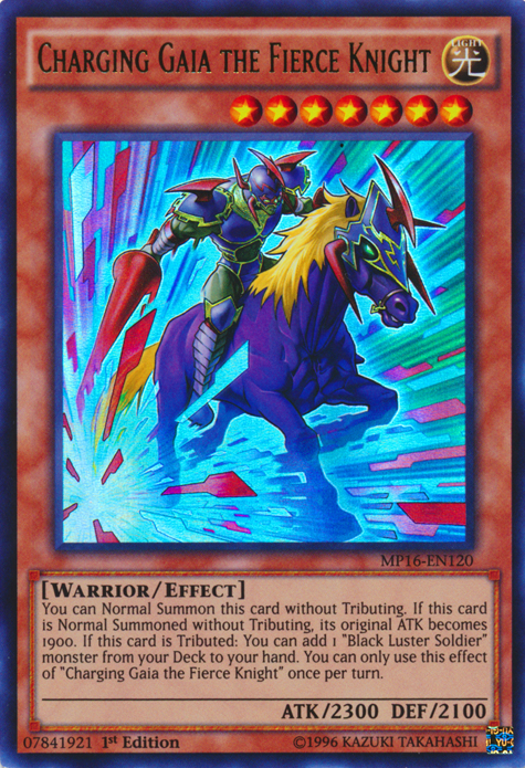 Charging Gaia the Fierce Knight [MP16-EN120] Ultra Rare | Jomio and Rueliete's Cards and Comics