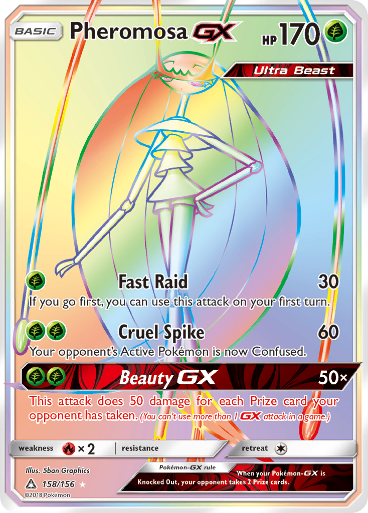 Pheromosa GX (158/156) [Sun & Moon: Ultra Prism] | Jomio and Rueliete's Cards and Comics