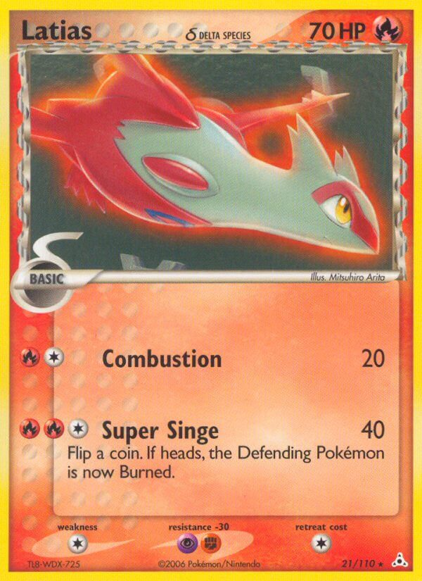 Latias (21/110) (Theme Deck Exclusive) [EX: Holon Phantoms] | Jomio and Rueliete's Cards and Comics