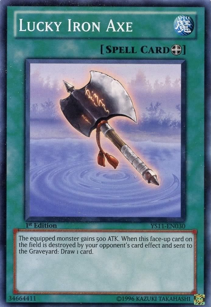 Lucky Iron Axe [YS11-EN030] Common | Jomio and Rueliete's Cards and Comics