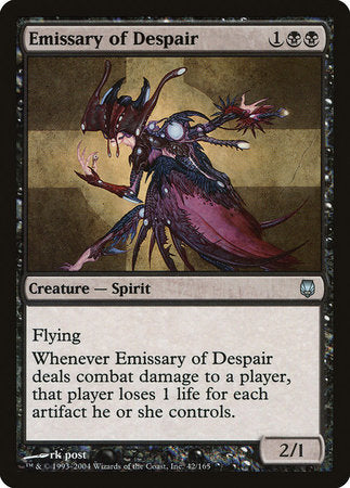 Emissary of Despair [Darksteel] | Jomio and Rueliete's Cards and Comics