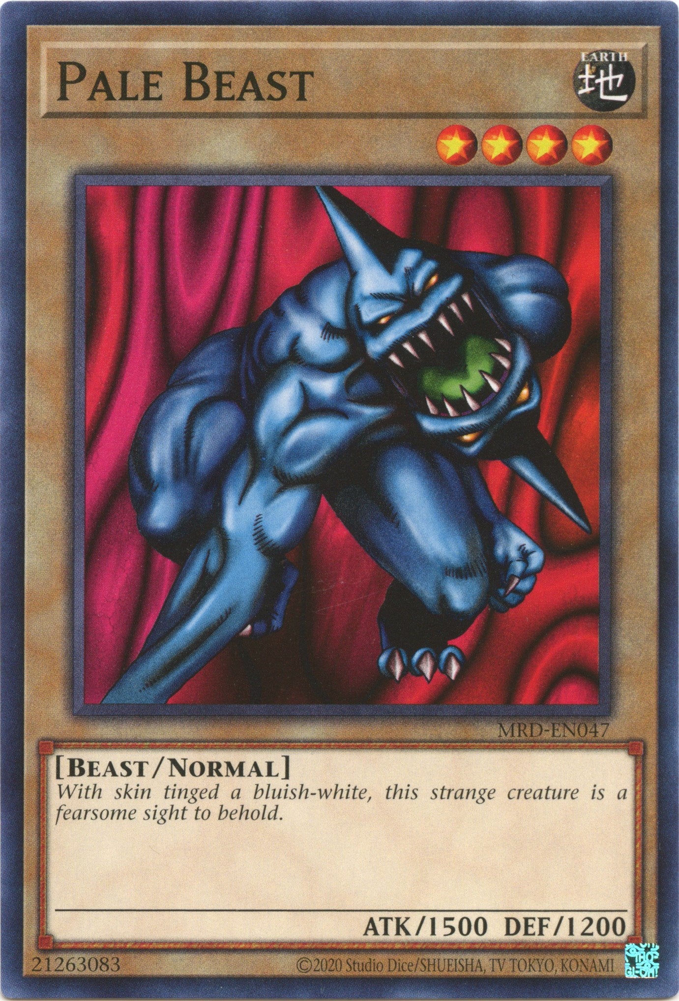 Pale Beast (25th Anniversary) [MRD-EN047] Common | Jomio and Rueliete's Cards and Comics