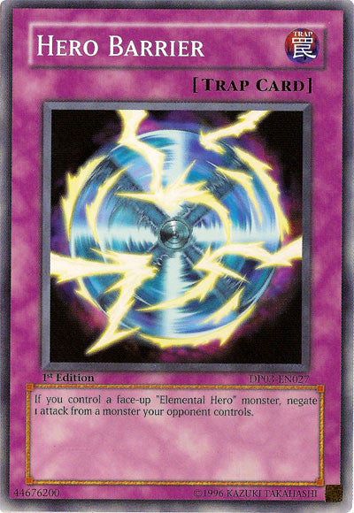 Hero Barrier [DP03-EN027] Common | Jomio and Rueliete's Cards and Comics