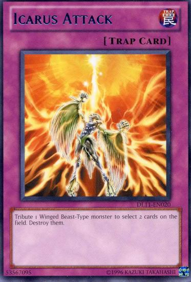 Icarus Attack (Blue) [DL11-EN020] Rare | Jomio and Rueliete's Cards and Comics