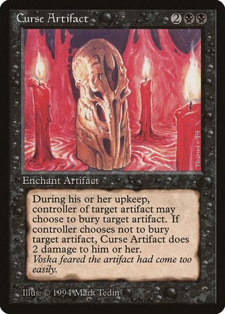 Curse Artifact [The Dark] | Jomio and Rueliete's Cards and Comics