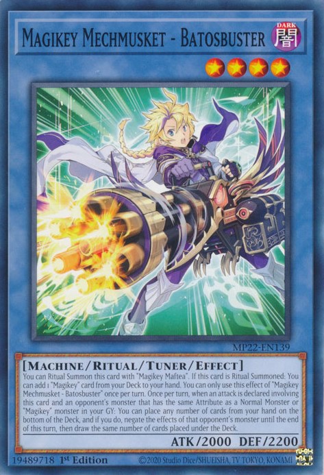 Magikey Mechmusket - Batosbuster [MP22-EN139] Common | Jomio and Rueliete's Cards and Comics