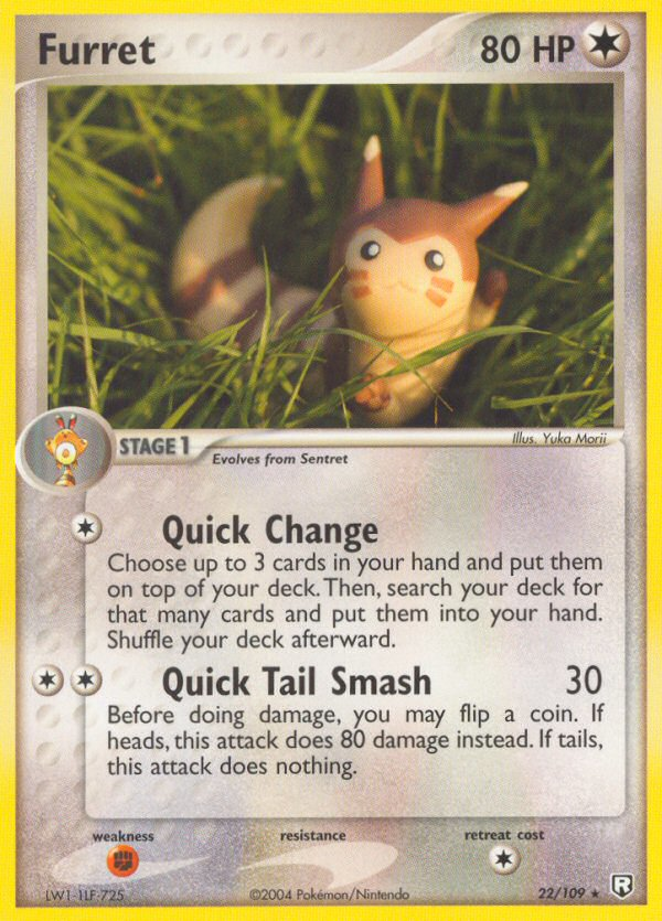 Furret (22/109) [EX: Team Rocket Returns] | Jomio and Rueliete's Cards and Comics