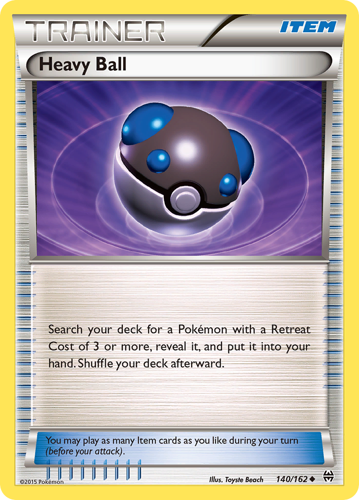 Heavy Ball (140/162) [XY: BREAKthrough] | Jomio and Rueliete's Cards and Comics