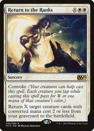 Return to the Ranks [Magic 2015] | Jomio and Rueliete's Cards and Comics