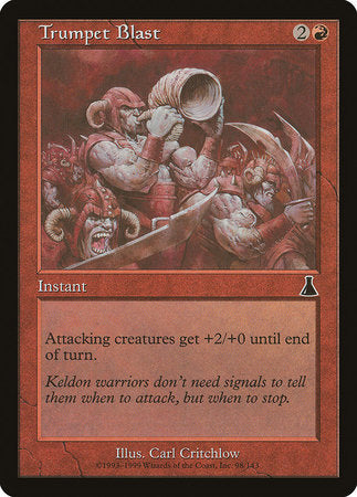 Trumpet Blast [Urza's Destiny] | Jomio and Rueliete's Cards and Comics